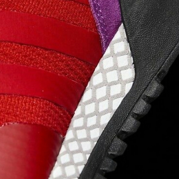 Adidas AF 1.3 Primeknit Boots Scarlet Red Sock 8 - Picture 6 of 16